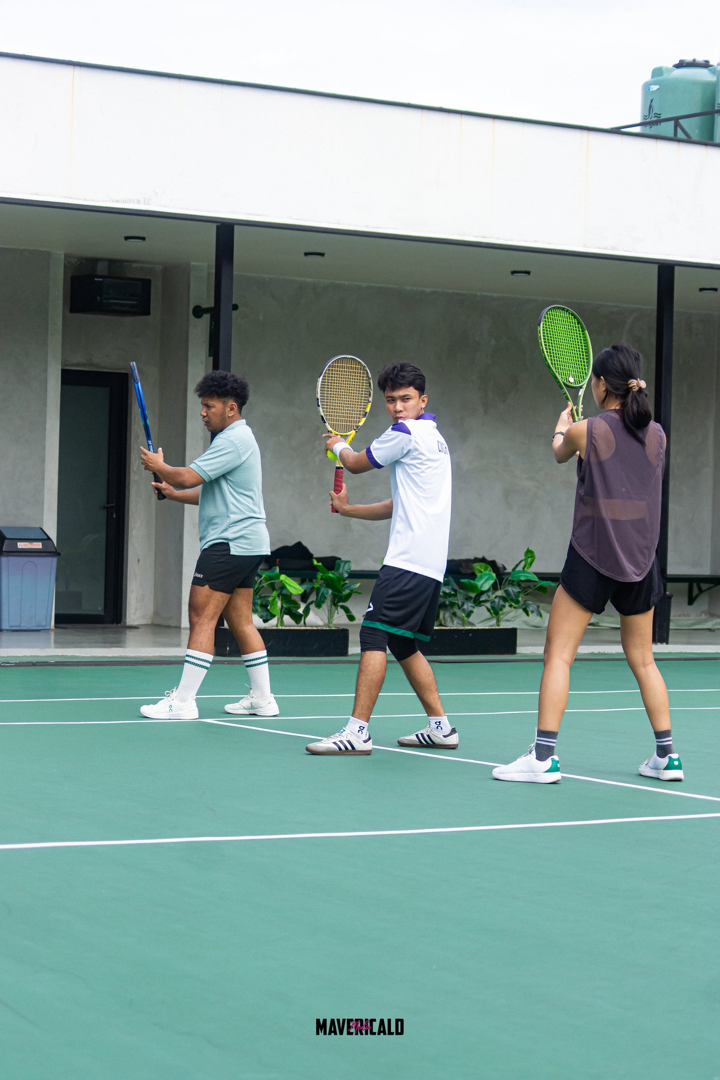 Latihan sikap siap dan unit turn